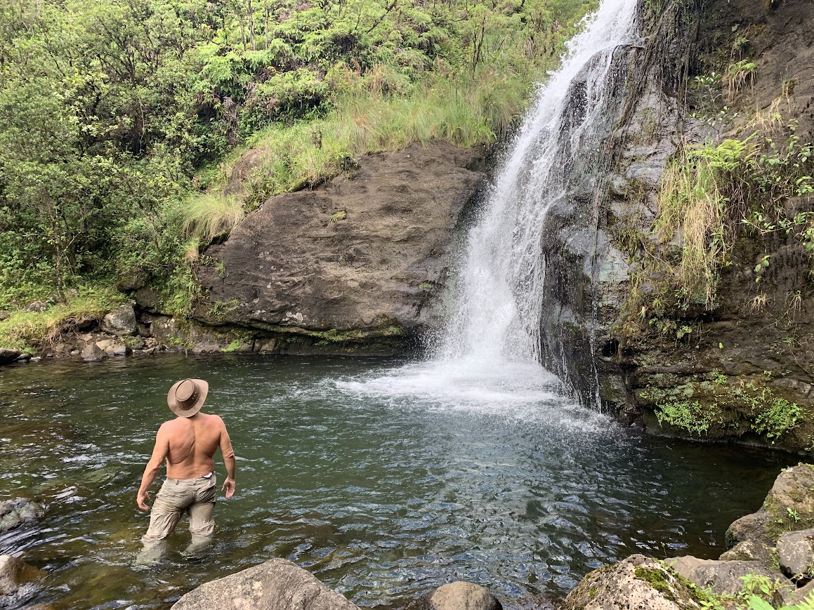 Blue Hole-Weeping Wall Adventure waterfall wall